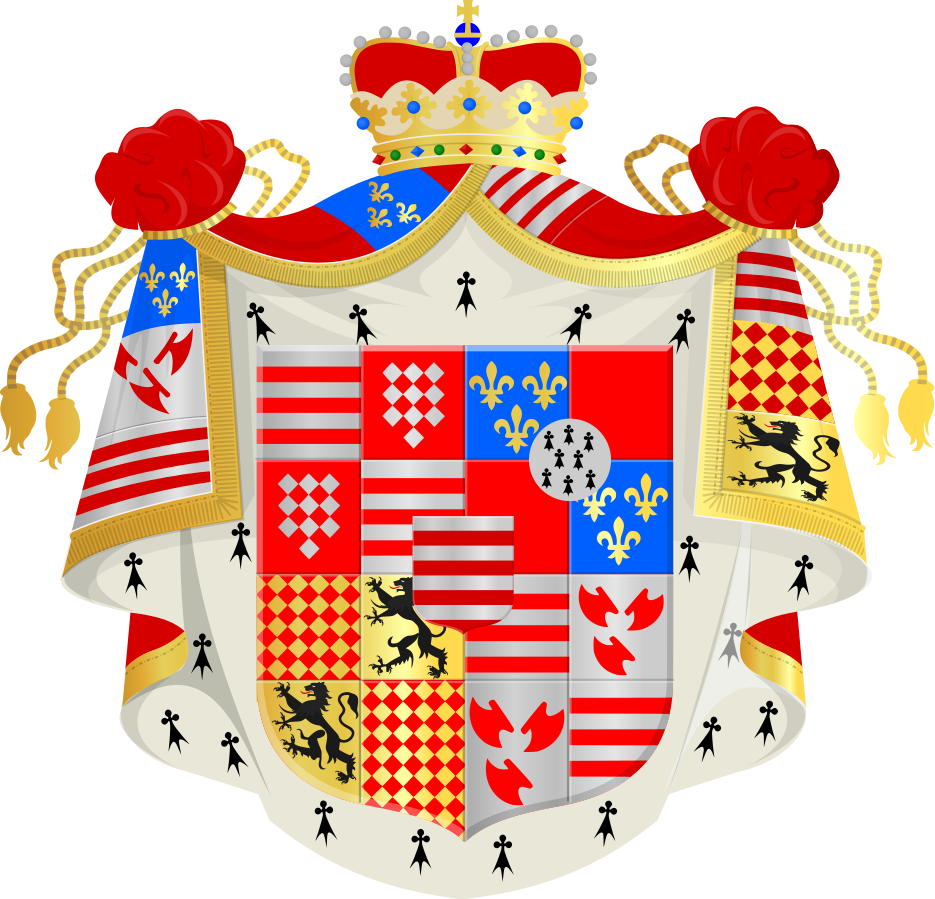 Het wapenschild van de familie de Croÿ