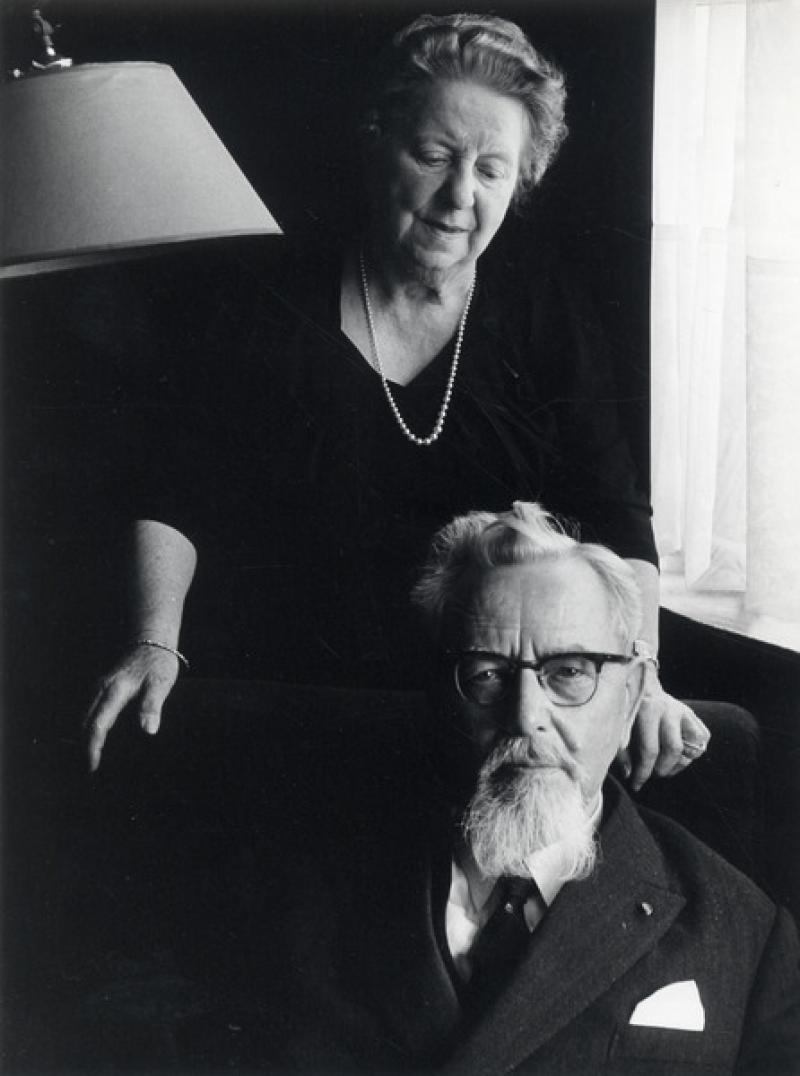 Ernest Claes en echtgenote Stephanie Vetter.