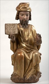 Het miraculeuze beeld van Sint-Job in de kerk van Wezemaal.