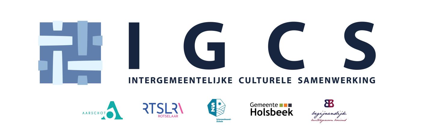 Logo intergemeentelijke culturele samenwerking (IGCS).