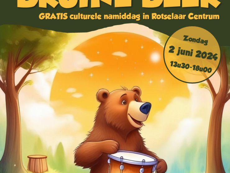 Affiche Bruine Beer.