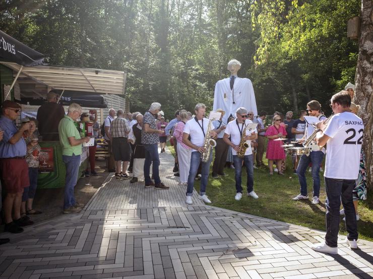 De Rotselaarse delegatie tijdens een bezoek aan Bad Gandersheim.